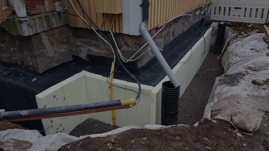 Salaojien ja perustusten lämmöneristyksen korjaussuunnittelu, Helsinki