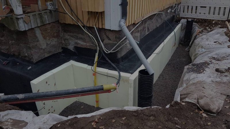 Salaojien ja perustusten lämmöneristyksen korjaussuunnittelu, Helsinki